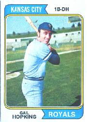 1974 Topps Baseball Cards      652     Gail Hopkins